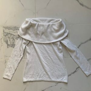 EUC White Christin Sweater